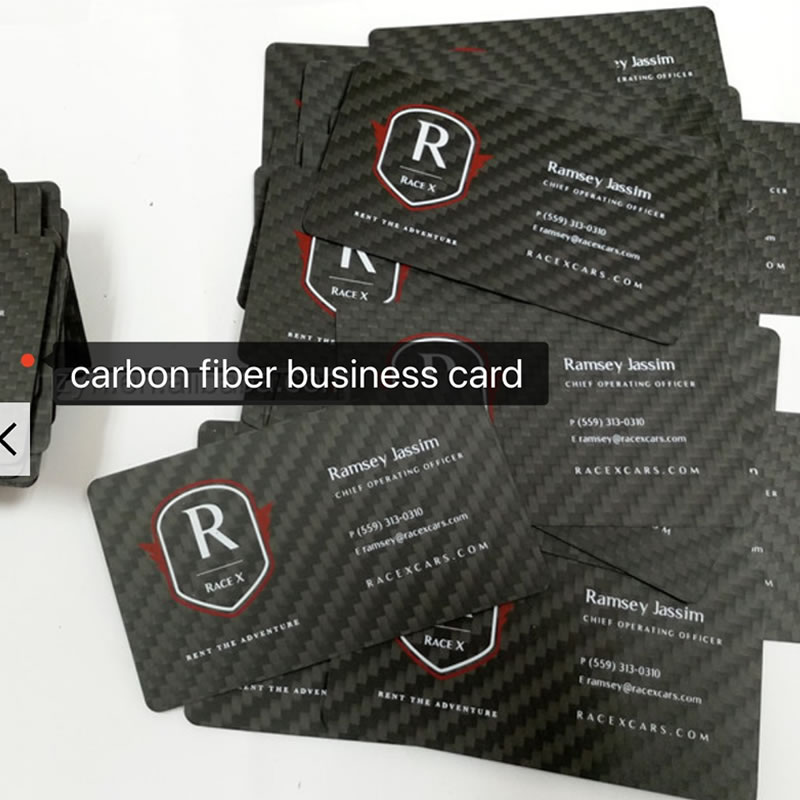 Skapa eget visitkort Custom Carbon Fiber Slim Wallet Kreditkort Business Herr