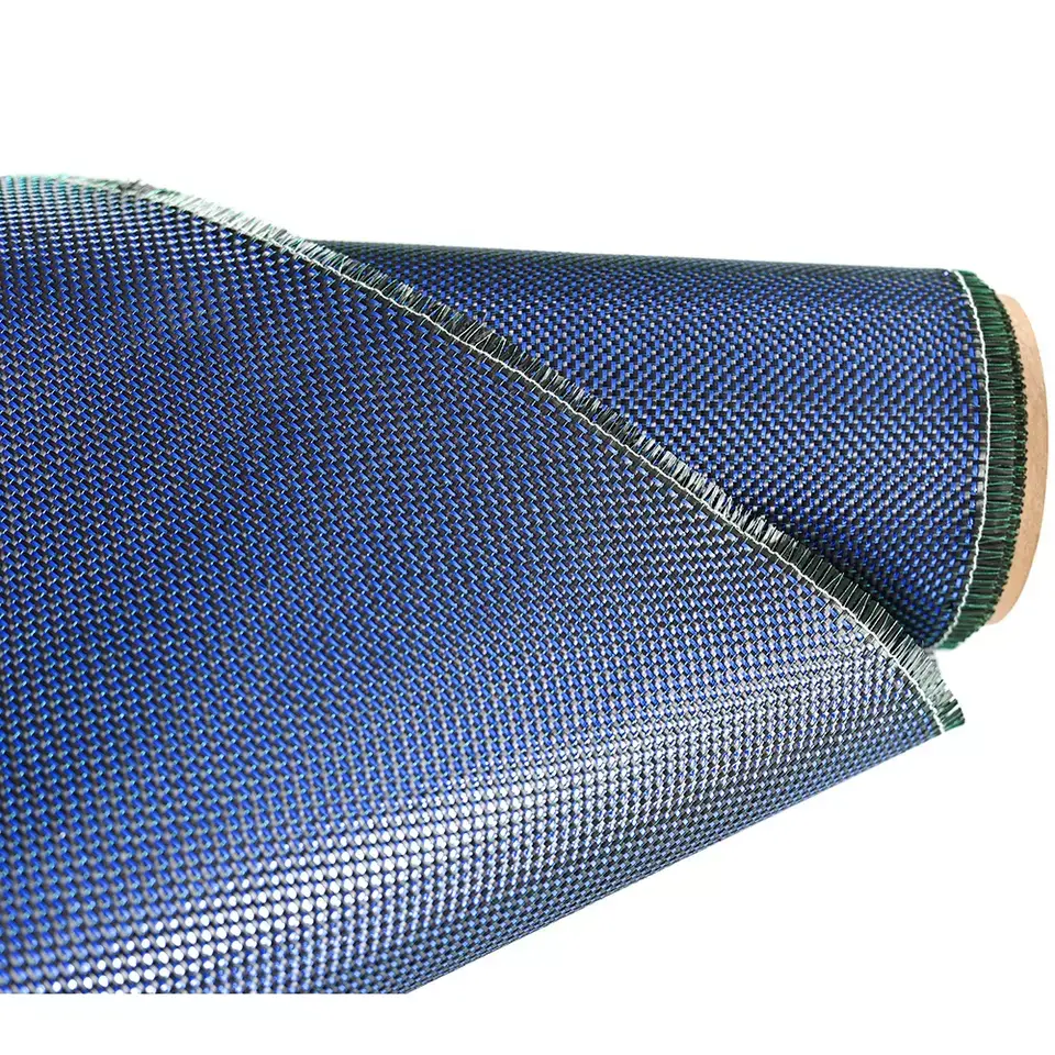 Roll i trashë blu i hollë jeshil me vezullim me fibër karboni