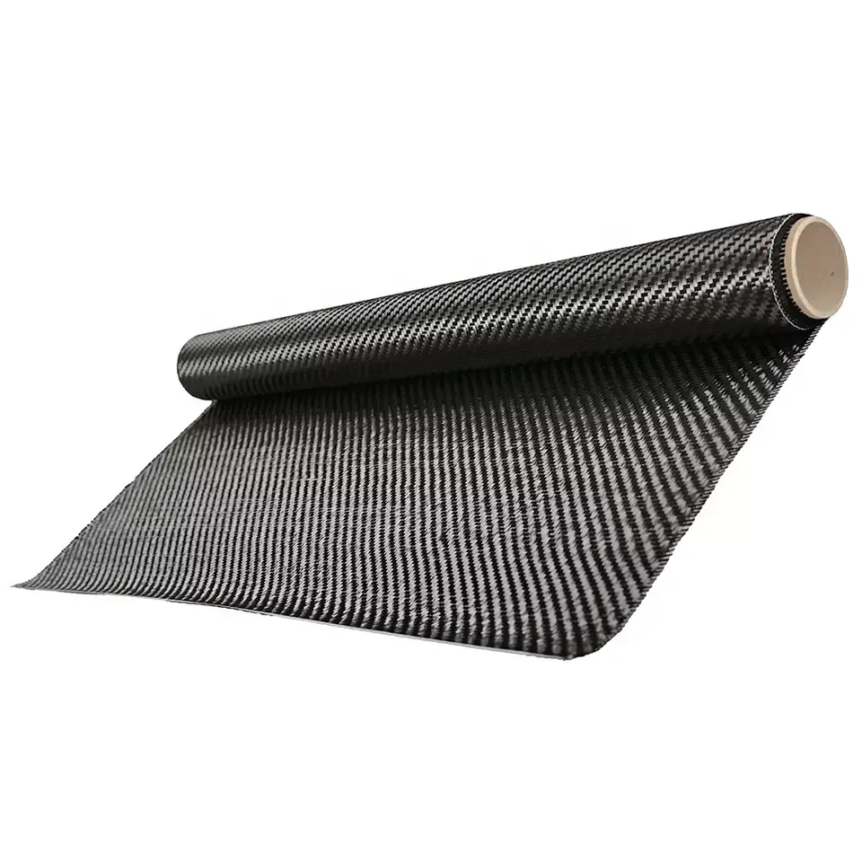 12k twill ткаат јаглеродни влакна ткаенина со фиксна форма ткаенина од јаглеродни влакна