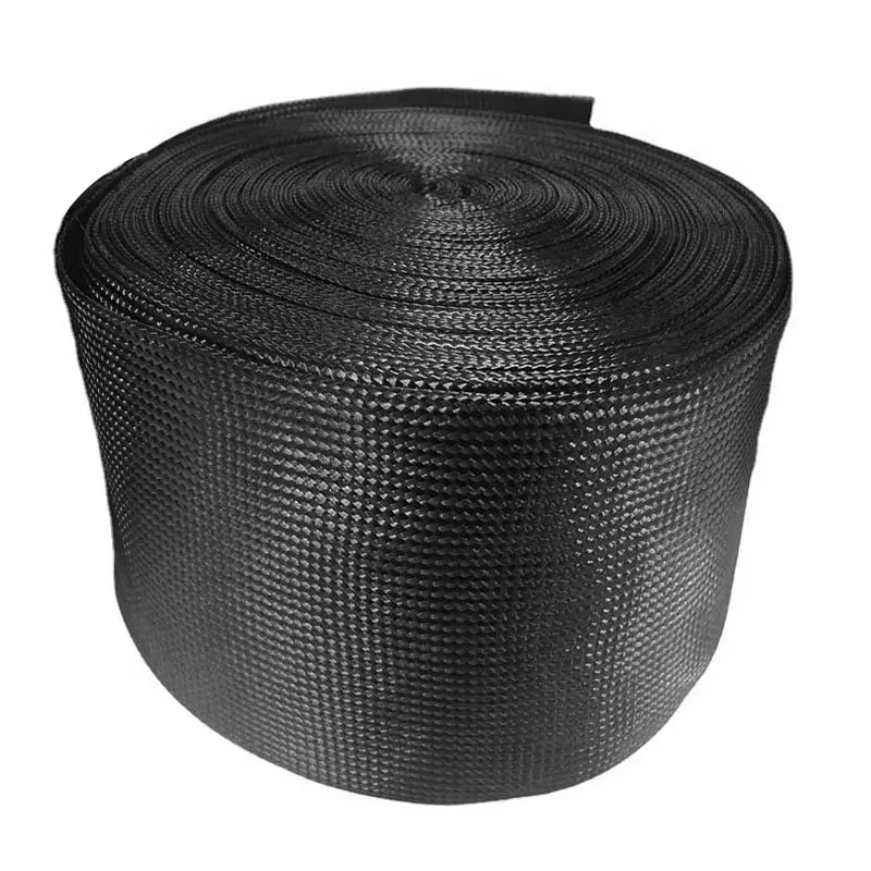 Manga de fibra de carbono trenzada expandible 3k