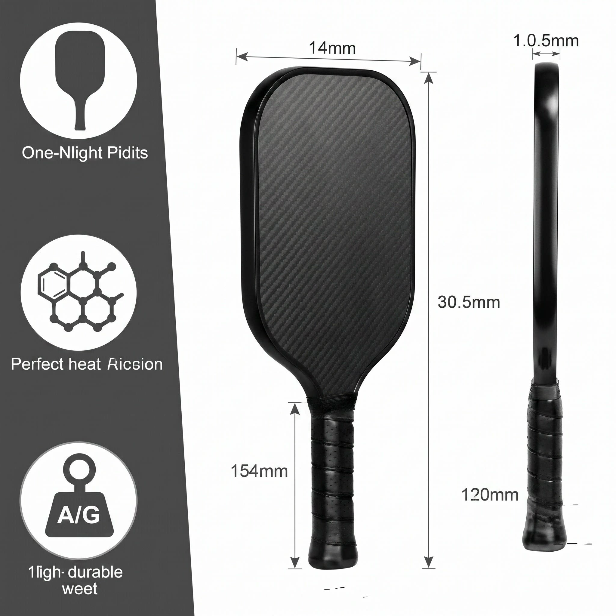 Custom Pickleball Paddle with Fully EVA Foam Core